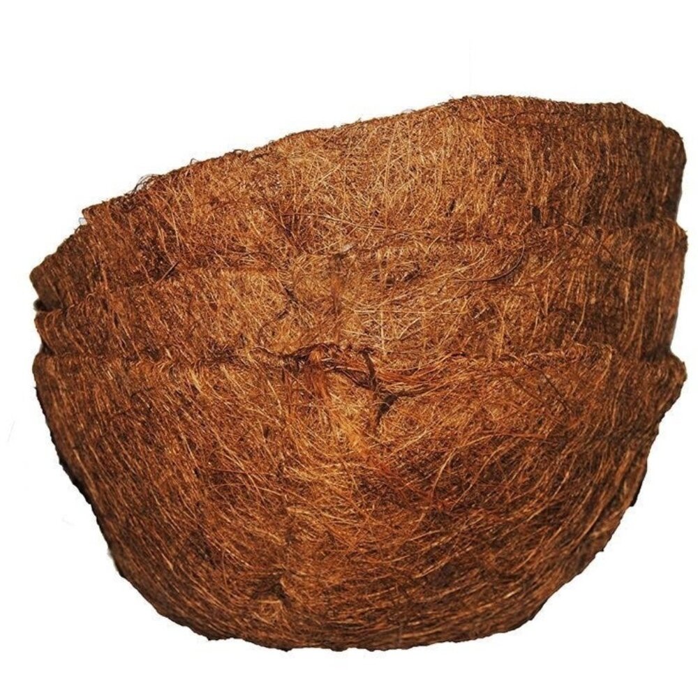 2~Basket Shaped Coco Liner Fiber Replacement 10"